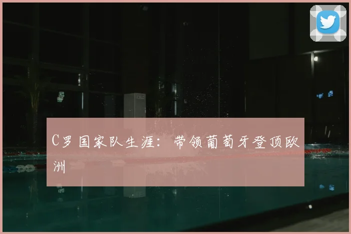 C罗国家队生涯：带领葡萄牙登顶欧洲